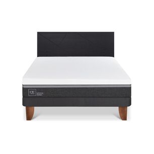 Cama Europea Cic Ortopedic Advance / 2 Plazas / Base Normal + Respaldo