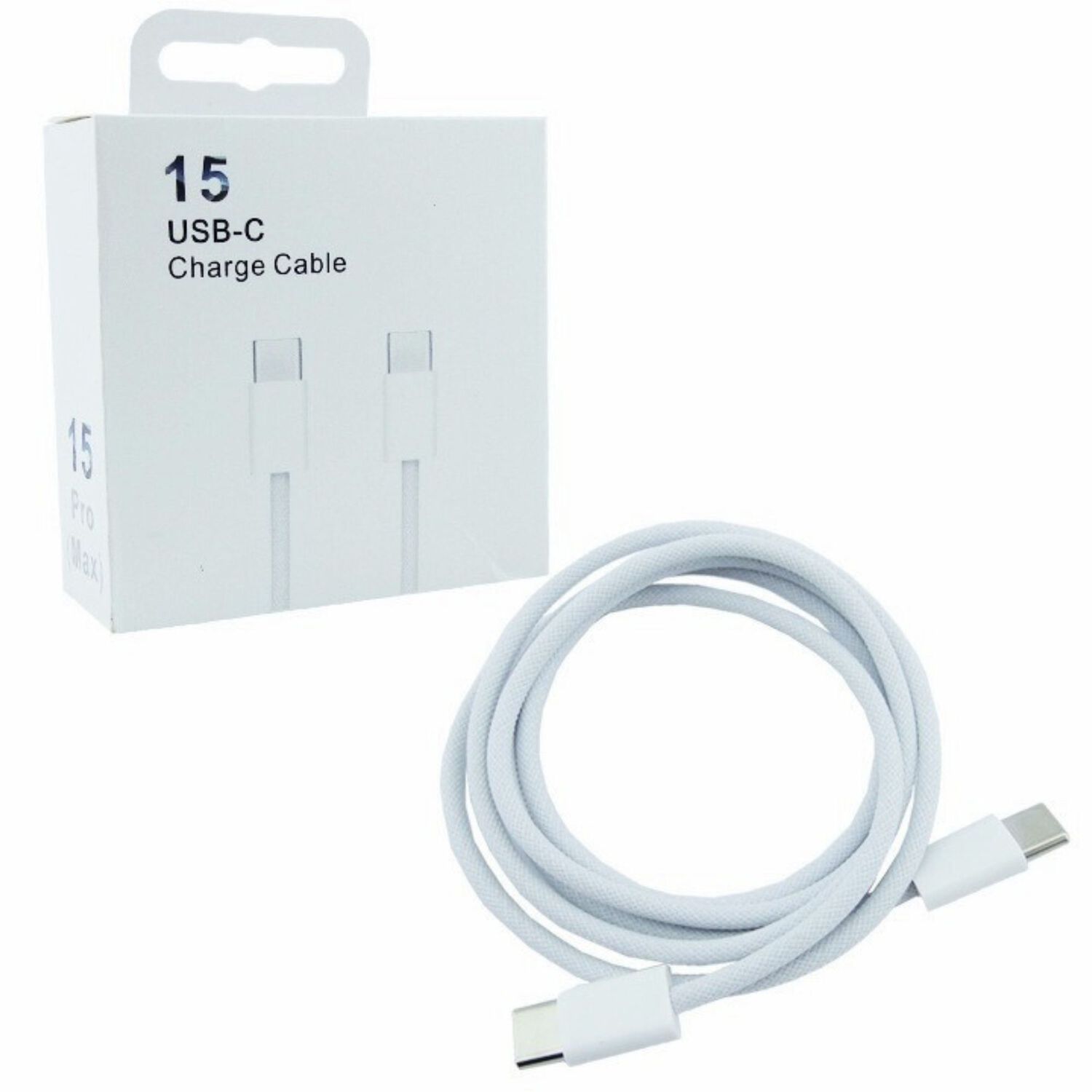 Cable Usb-c Carga R&aacute;pida 2 Metros Iphone 15 image number 0.0
