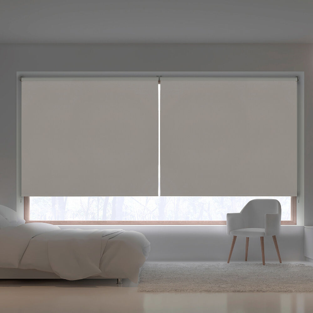Cortina Roller Premium Viewtex Blackout Solpor Ivory 200x250 image number 1.0
