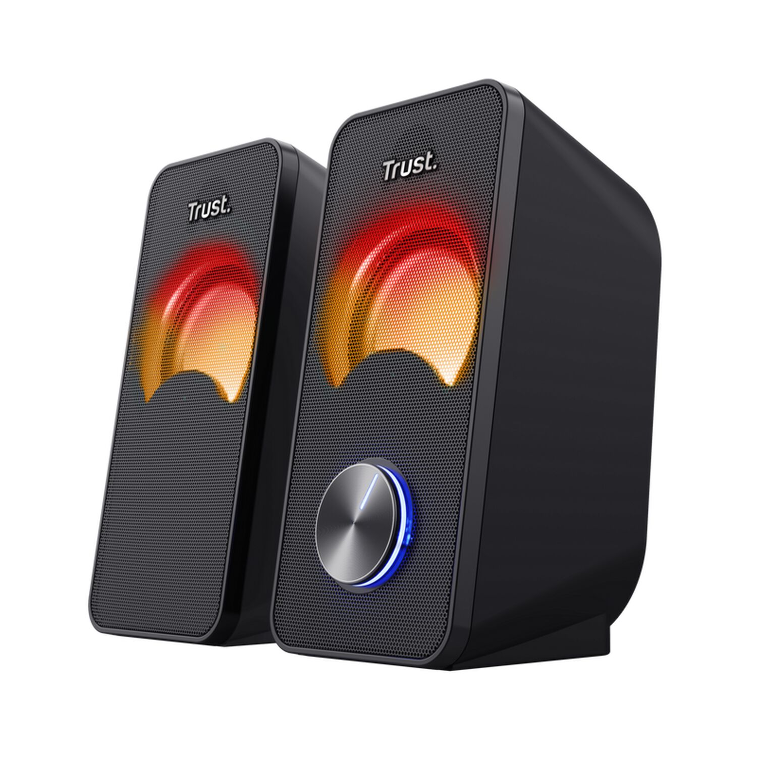 Parlantes Usb Con Luces Rgb De 12w De Escritorio Trust Arys image number 2.0