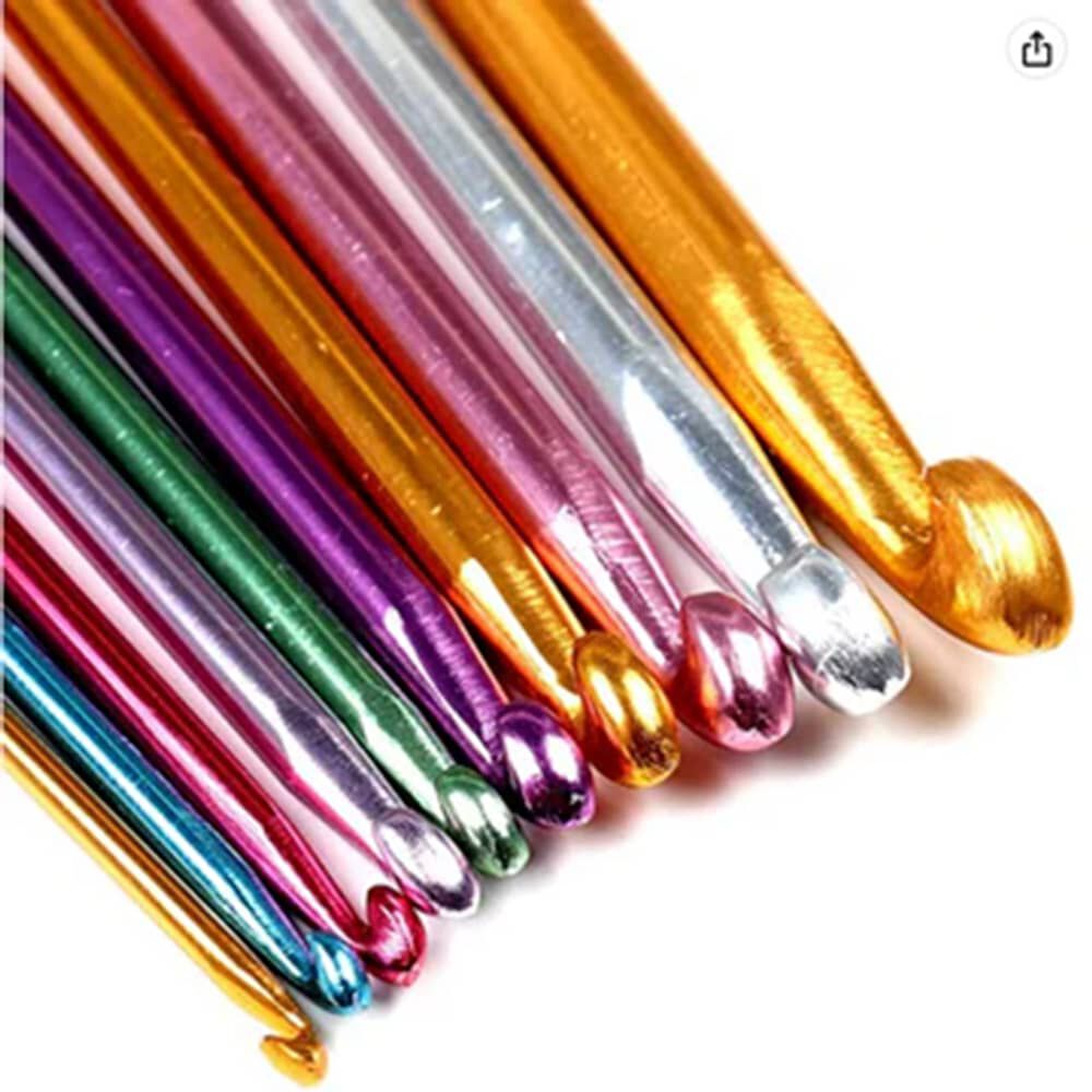 Crochet Tunecino 10unid. 2.5mm A 8mm 35cm De Largo image number 2.0