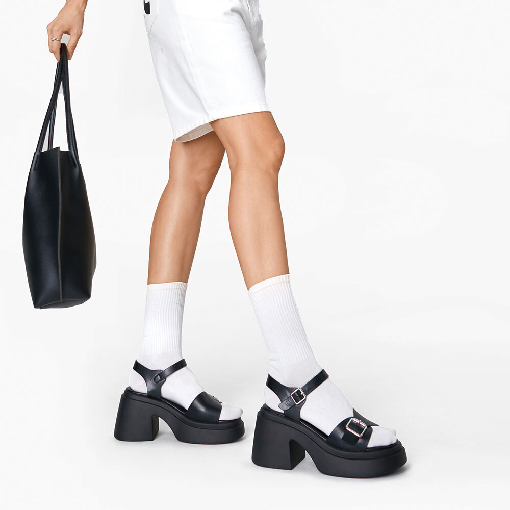 Sandalias Casual Mujer Con Plataforma Y Hebilla Weide Yl87 image number 1.0