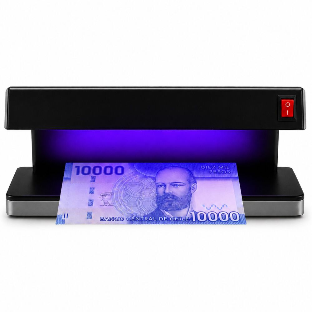 Detector De Billetes Falsos Con Doble Luz Ultra Violeta 6w image number 0.0