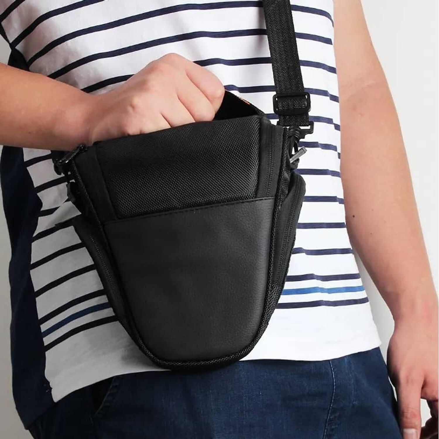 Bolso C&aacute;mara Fotogr&aacute;fica Y Lente Dslr Antigolpes Para Canon image number 8.0