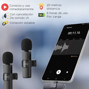 Microfono Inalambrico Solapa Profesional