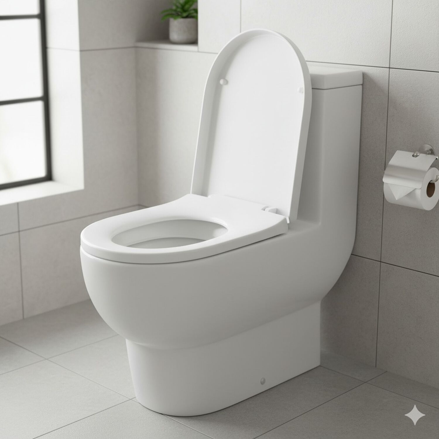 Asiento Y Tapa P.p. Soft Close Para Wc Acros Plus Marca Stretto image number 0.0