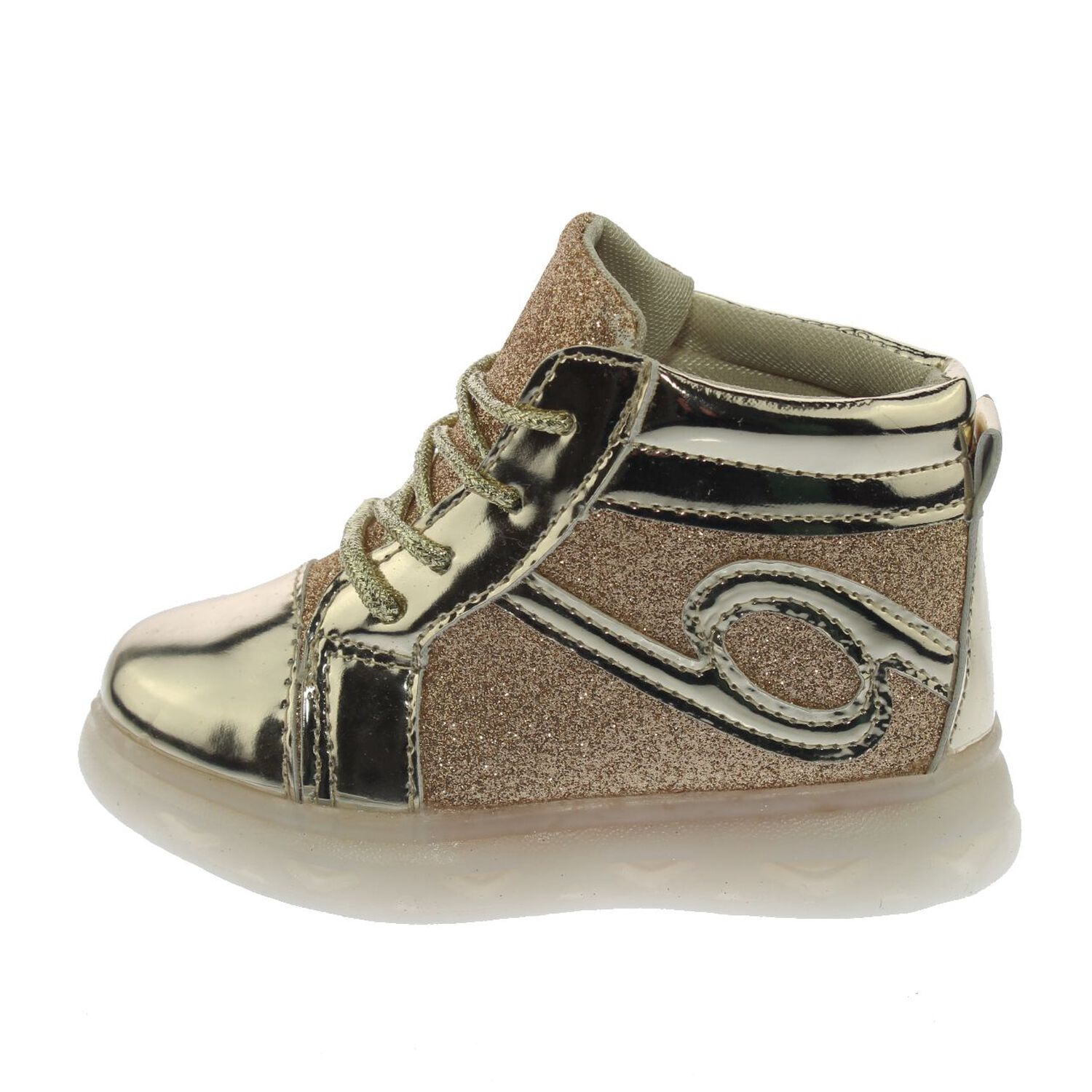 Zapatilla Con Luces Dorado Via Franca Art: 10167gold image number 2.0