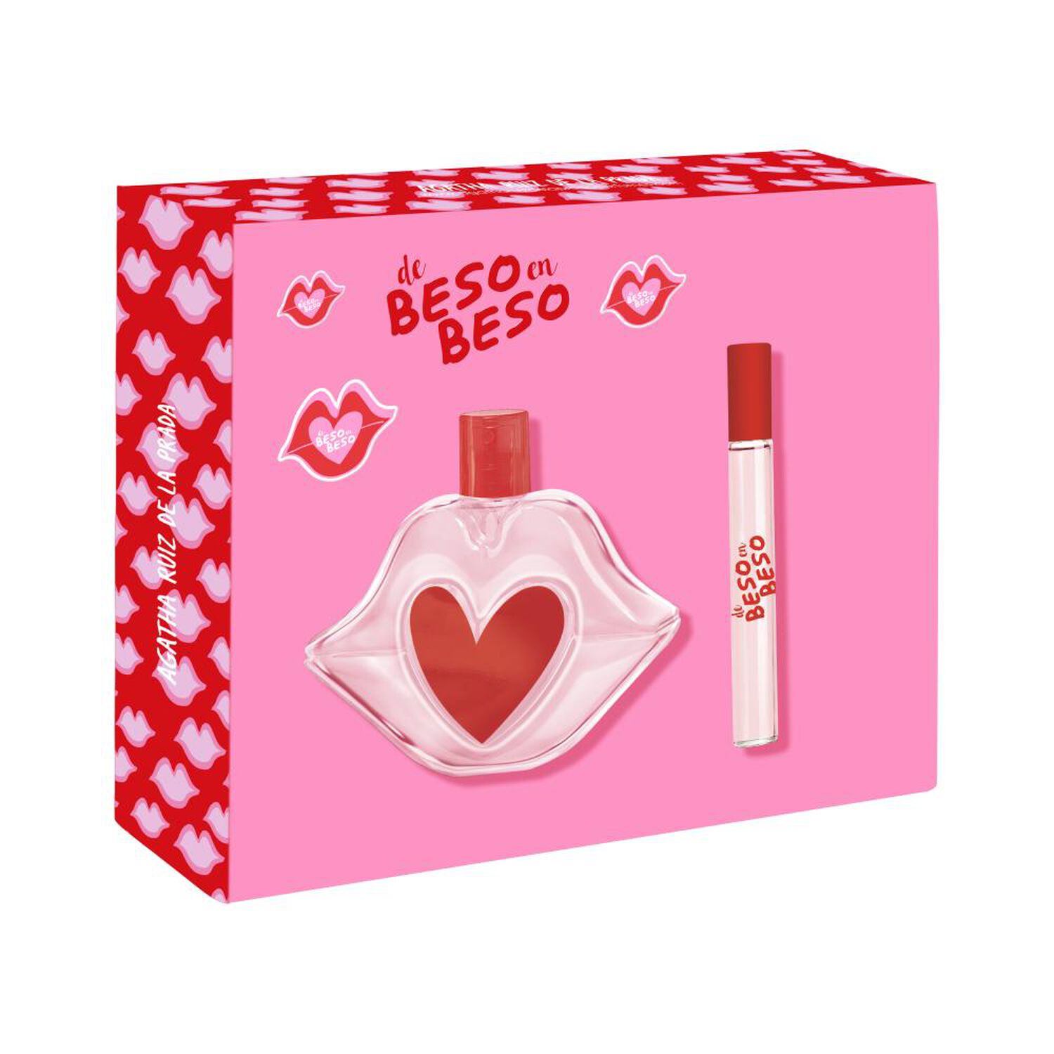 Set De Perfumer&iacute;a Mujer De Beso En Beso Agatha Ruiz De La Prada / 100 Ml / Edt + Megaspritzer 10 Ml image number 0.0