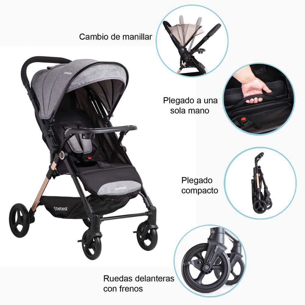 Coche De Paseo City Beige image number 4.0