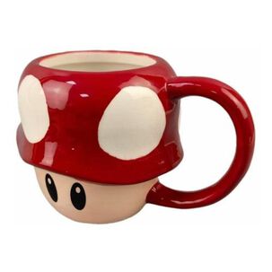 Tazon Taza 3d Hongo Toad Rojo Super Mario Bross
