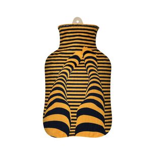 Guatero Thermicachile 1lt Medias Rayadas Amarillo Y Negro