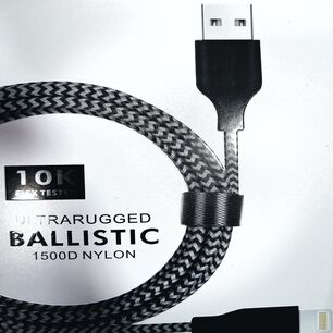 Cable De Entrada Usb Para Lightning Reforzado 3 Mtr