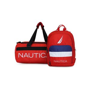 Bolso Valar + Mochila P&oacute;lux Roja Nautica