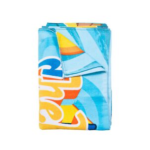 Toalla De 70x140cm Dibujo Animado Perro Policia Surfista