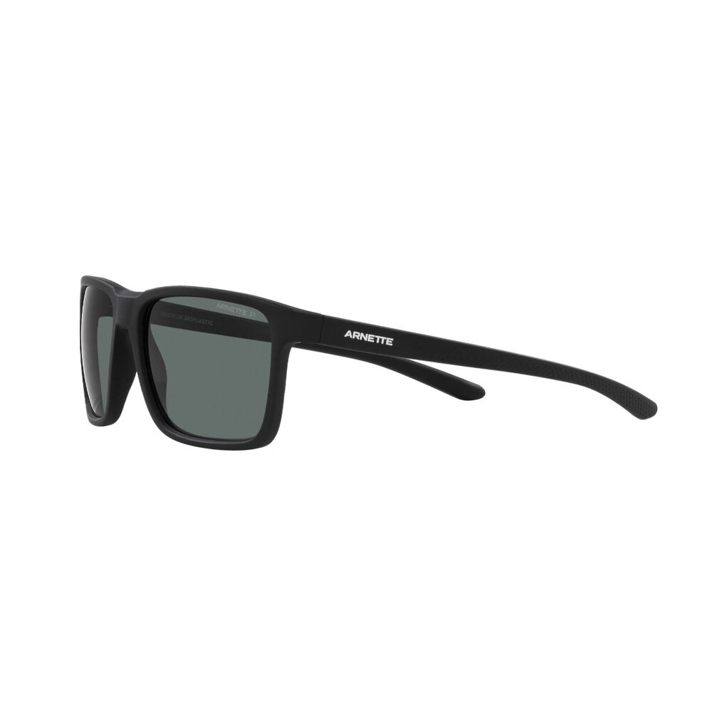 Lentes De Sol Sokatra Matte Black Polarizados Sustentable Arnette image number 2.0