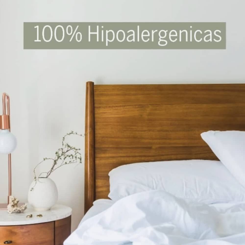 Juego De S&aacute;banas 1800 Hilos Celeste 2 Plazas image number 3.0