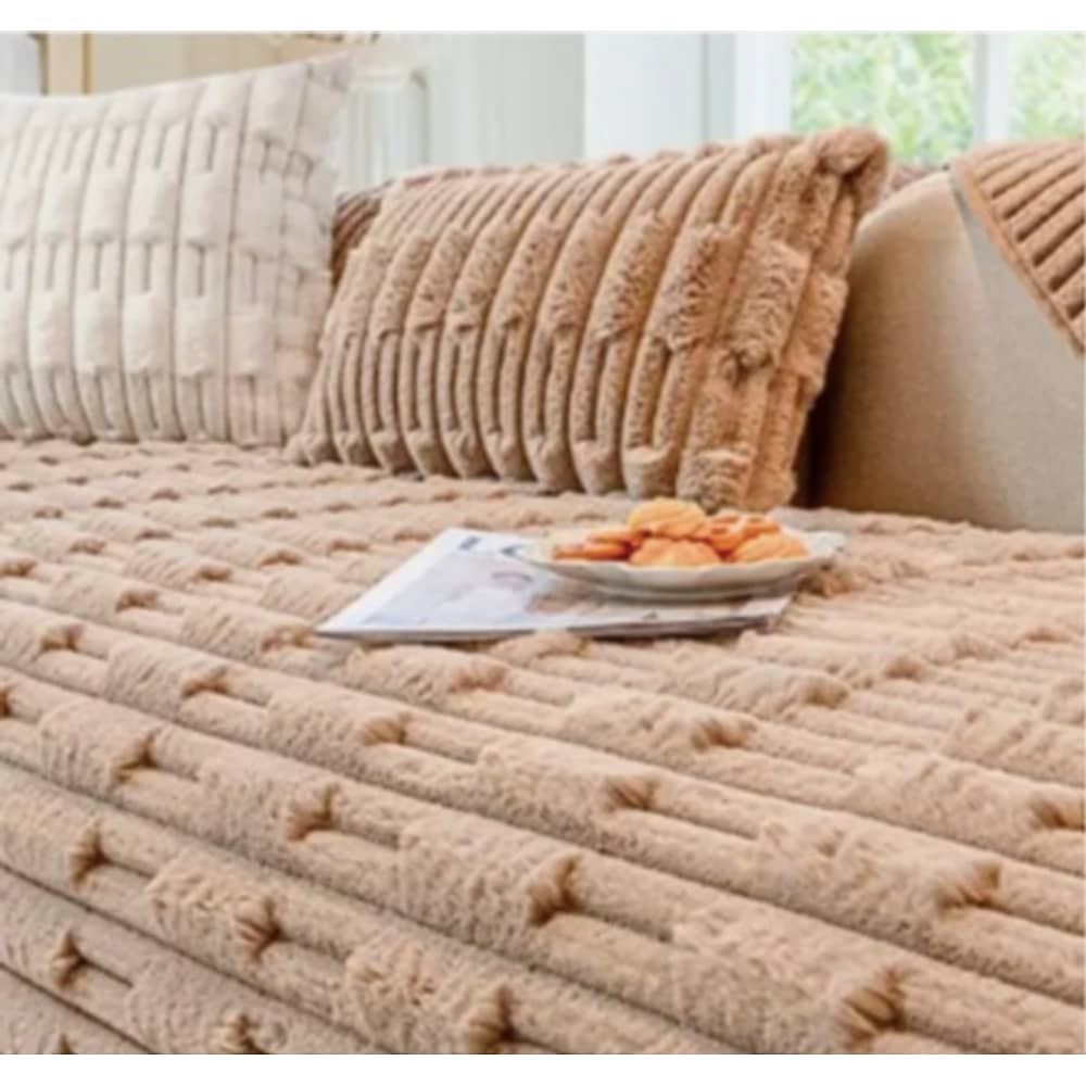 Set Piecera Premium + 2 Fundas Coj&iacute;n Caf&eacute; image number 1.0