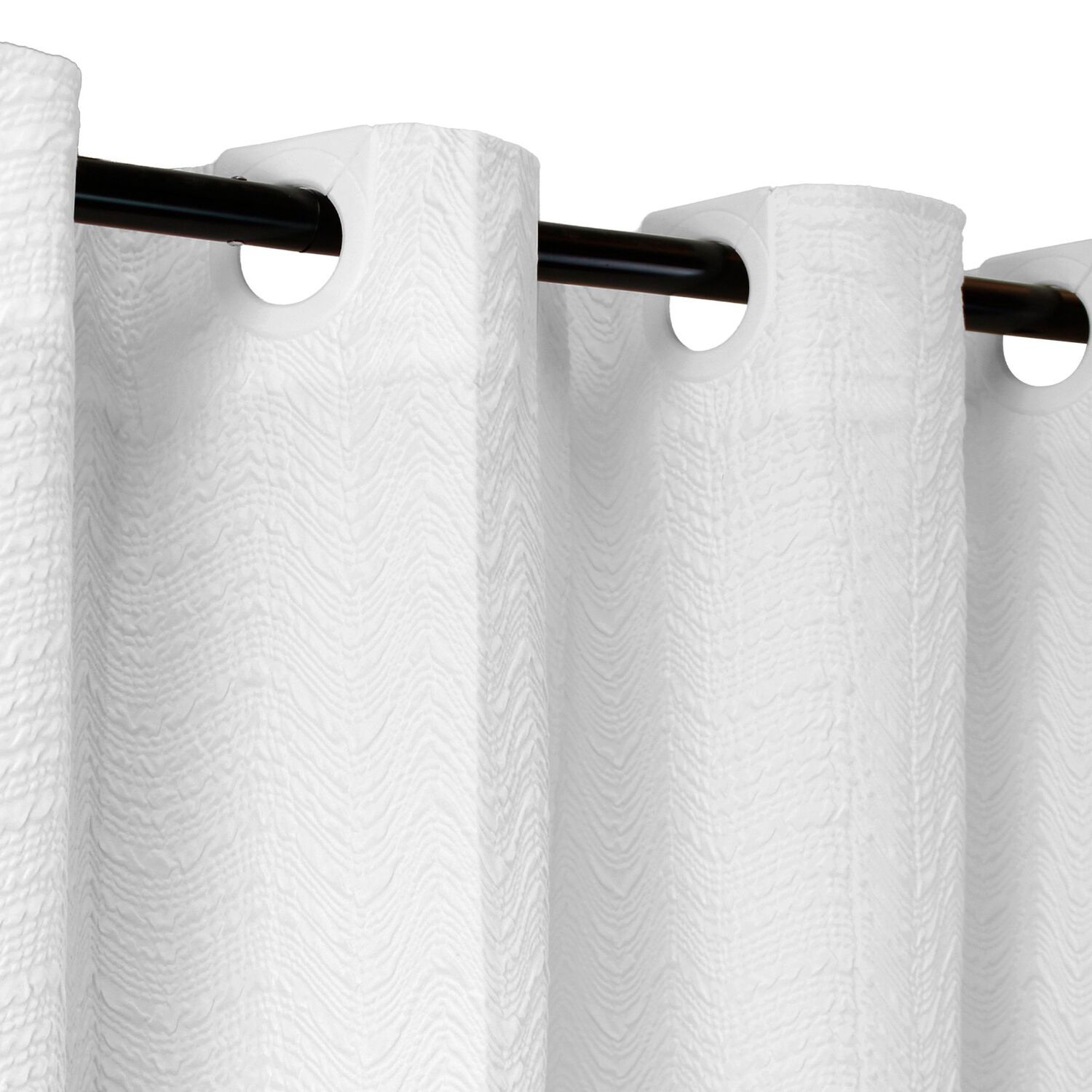 Cortina De Ba&ntilde;o Nautica Home 180x180cm Dise&ntilde;o 3d Olas image number 1.0