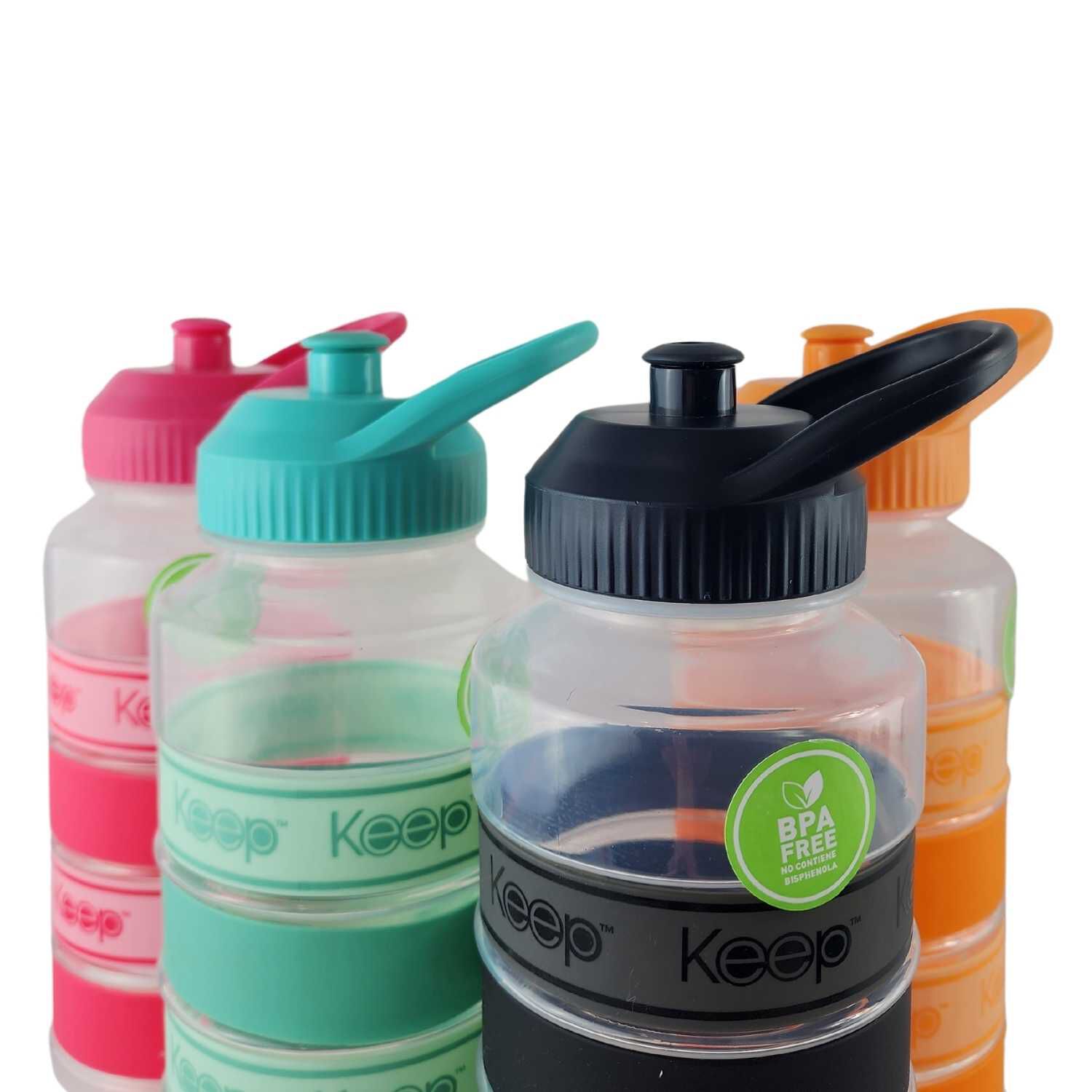 Botella Keep Agua Big Bands Deportista Outdoor 1l Negro image number 7.0