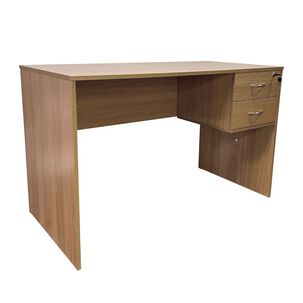 Escritorio 120cm Con 2 Cajones Jerez