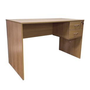 Escritorio 120cm Con 2 Cajones Jerez