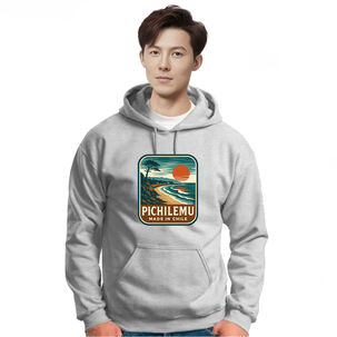 Poleron Flokitextiles Paisaje Chile