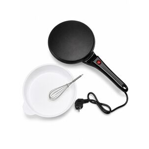 Panquequera Crepe Maquina El&eacute;ctrica+ Plato Batidor 20cm