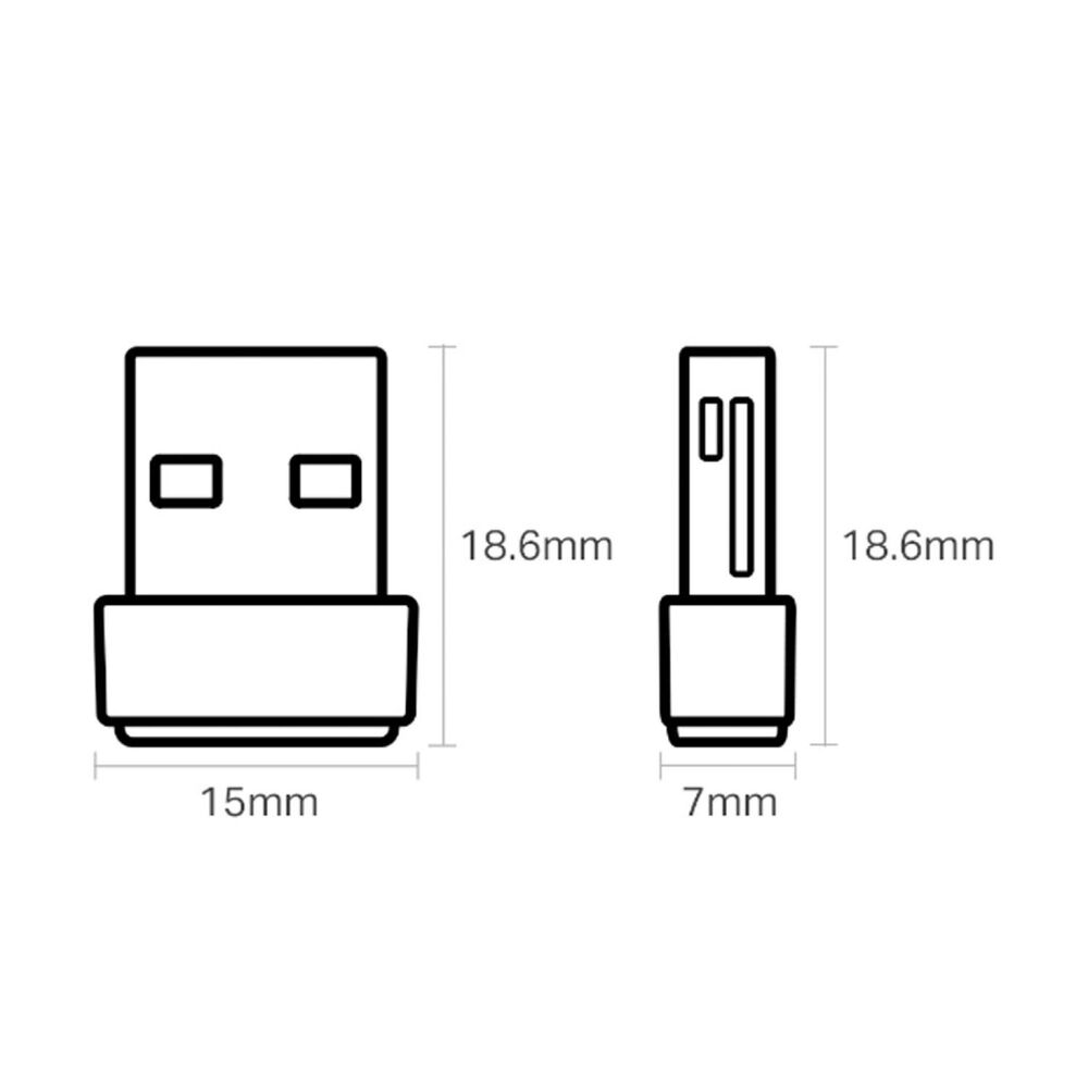 Adaptador Wifi Nano Usb 600mbps Archer T3u Nano image number 2.0