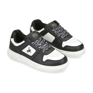 Zapatilla Infantil Ni&ntilde;o The King's Polo Club Black