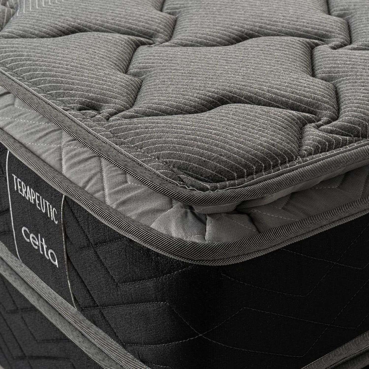 Cama Europea Celta Terapeutic / 2 Plazas / Base Dividida  + Textil image number 4.0