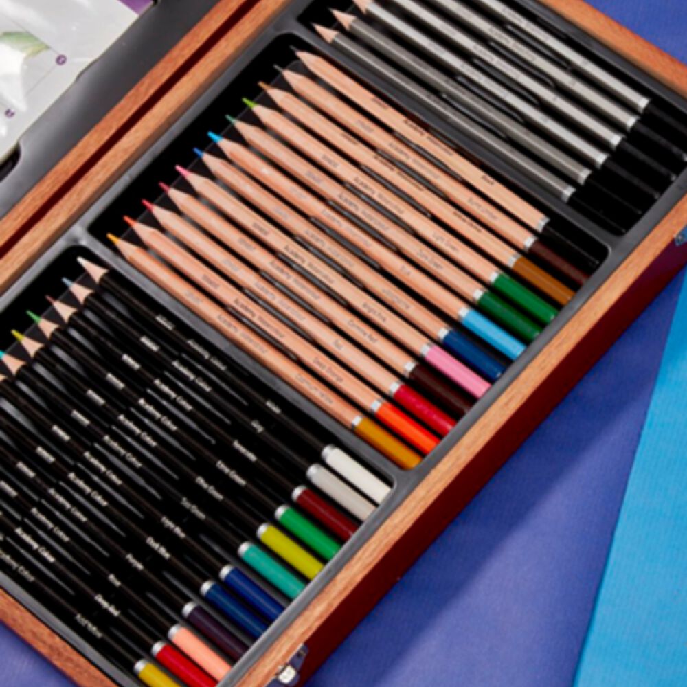 Kit Libro Para Colorear Mandalas Flores + Set Lápices En Caja De Madera Derwent image number 3.0