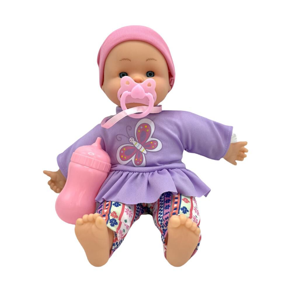 Muñeca Baby Doll Bostecitos Cuerpo Blando 12" Llorón Ass image number 13.0