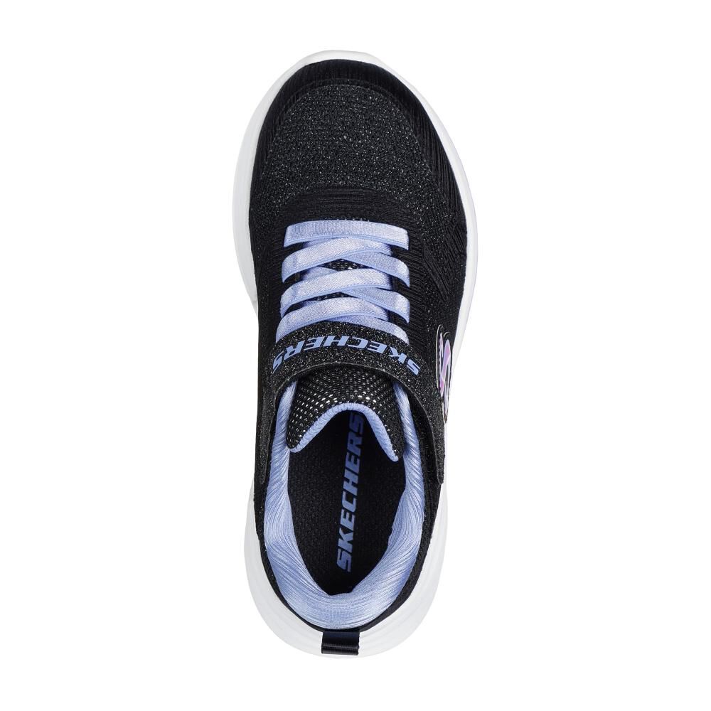 Zapatilla Infantil Niña Skechers Wave 92 Negro image number 4.0