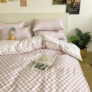 Juego Funda De Plum&oacute;n + Sabana 200 Hilos King