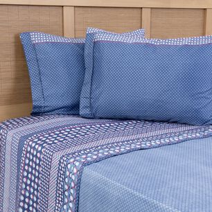 Sabana Estampada Plumetti 2 P Oak