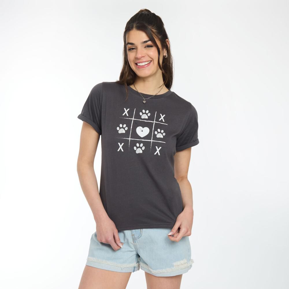 Polera Estampada Animal Lover Manga Corta Cuello Redondo Mujer Freedom image number 0.0