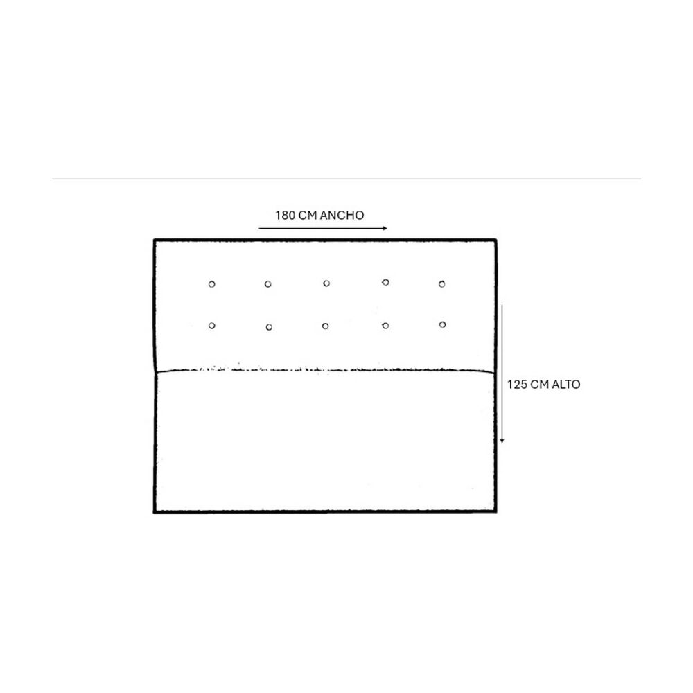 Respaldo Berna Alto King image number 2.0
