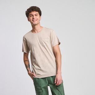 Polera Lisa Manga Corta Cuello Redondo Hombre Ocean Pacific