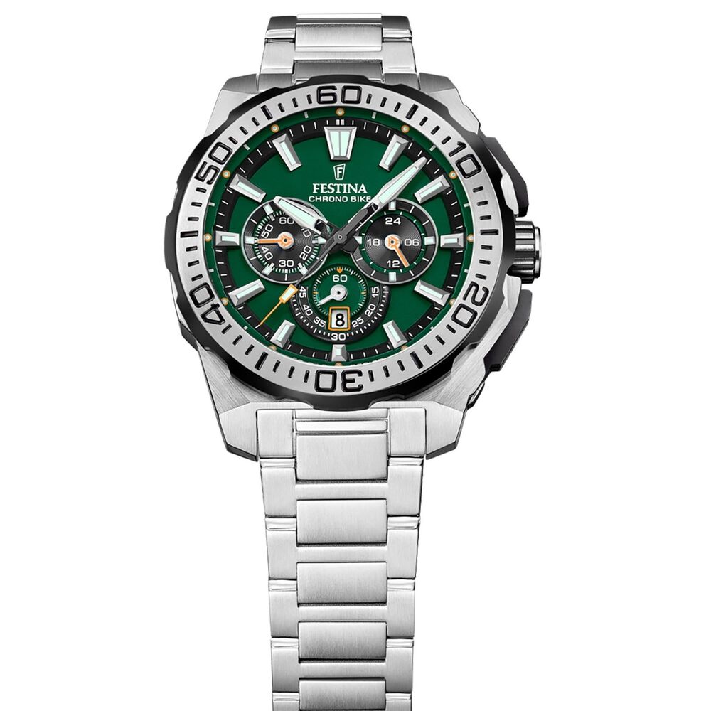 Reloj F20724/3 Festina Verde Hombre Chrono Bike image number 3.0