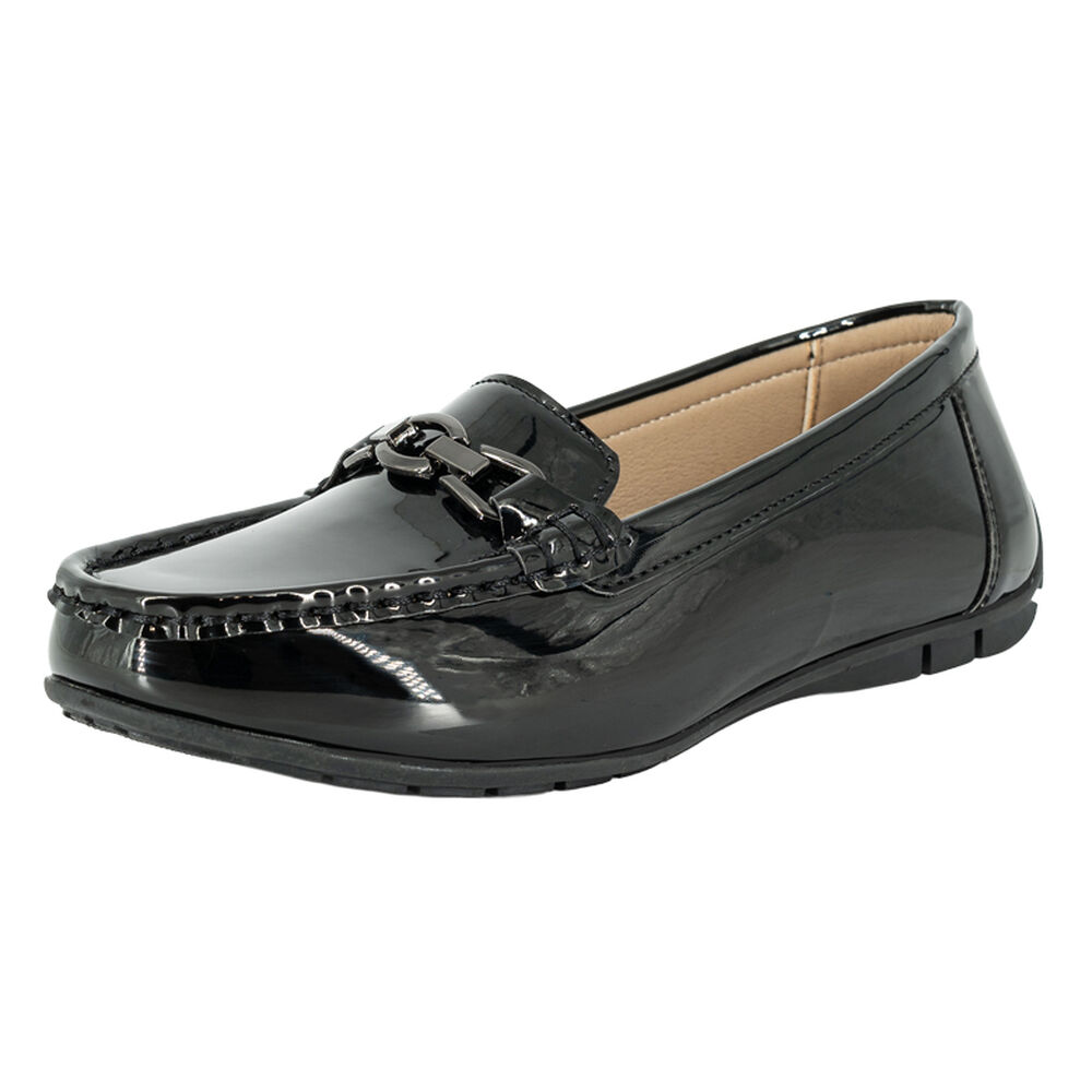 Mocasin Dam Negro Charol Alquimia image number 0.0