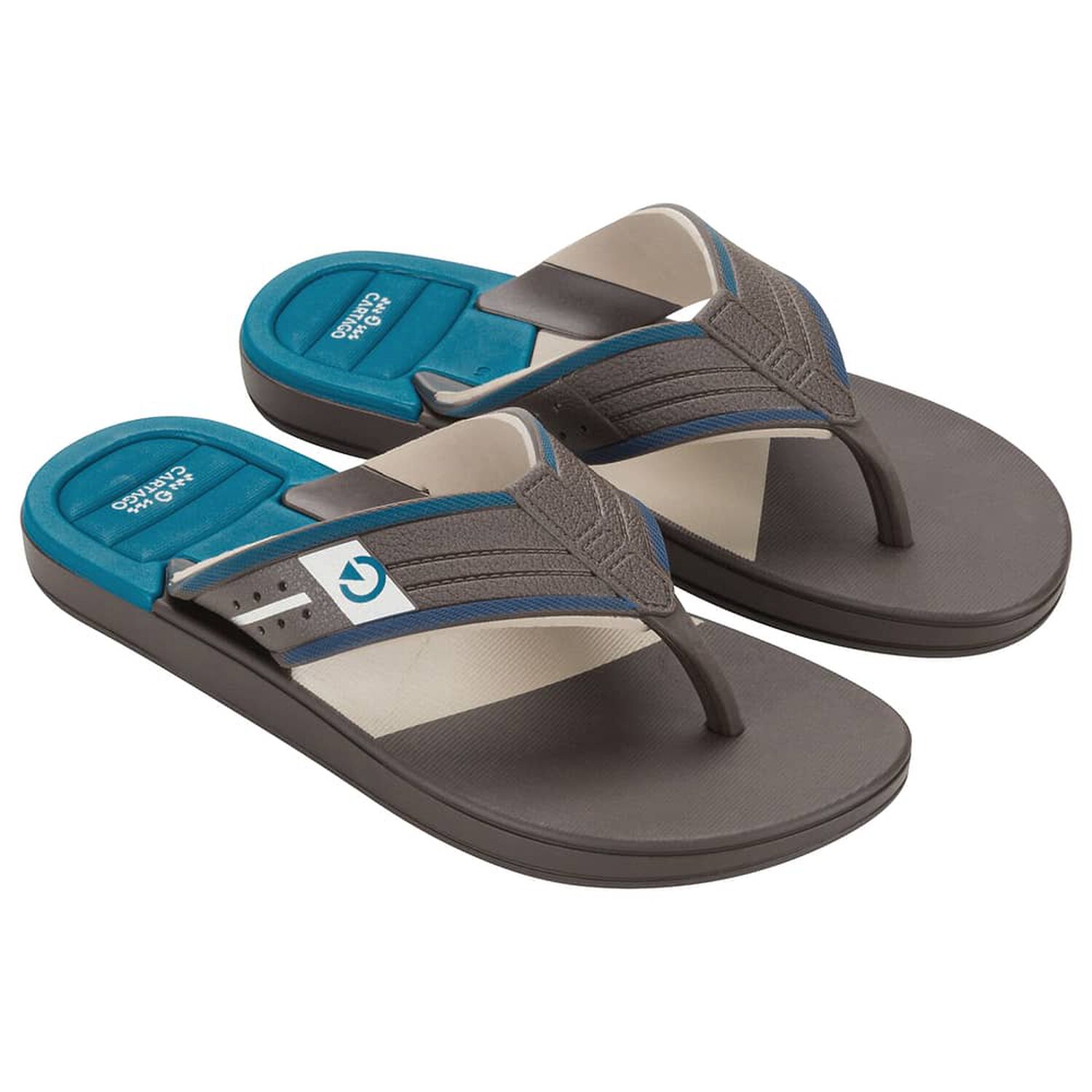 Sandalia Ni&ntilde;o Azul/beige Dallas Cartago image number 1.0