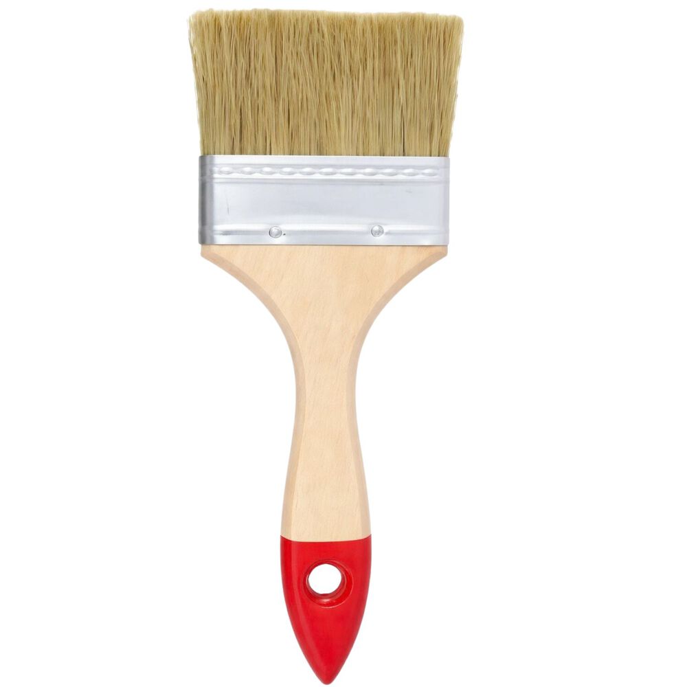 Set 3 Brocha Mango Madera 4 Pulgadas Para Pintura Pintar image number 2.0