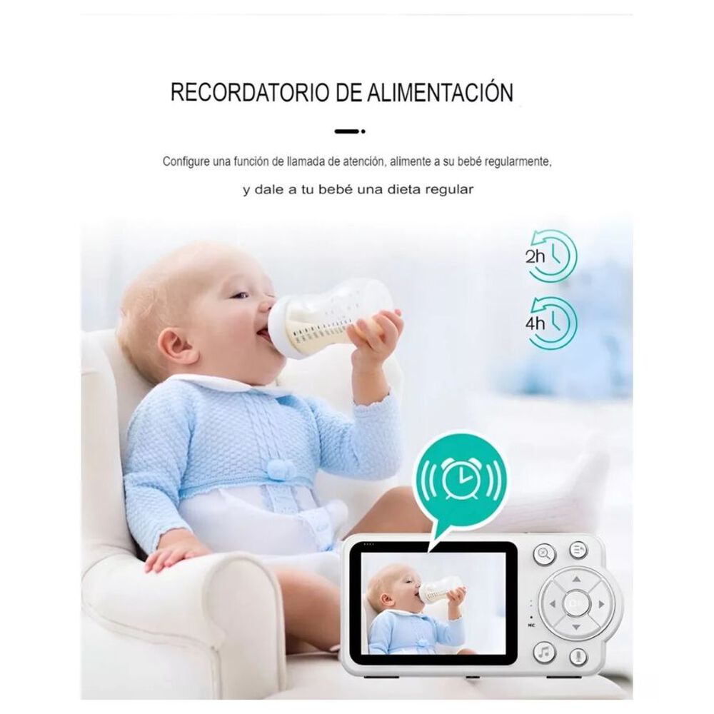 Cámara Baby Video Monitor Bebes Micrófono Cámara Para Bebes image number 2.0