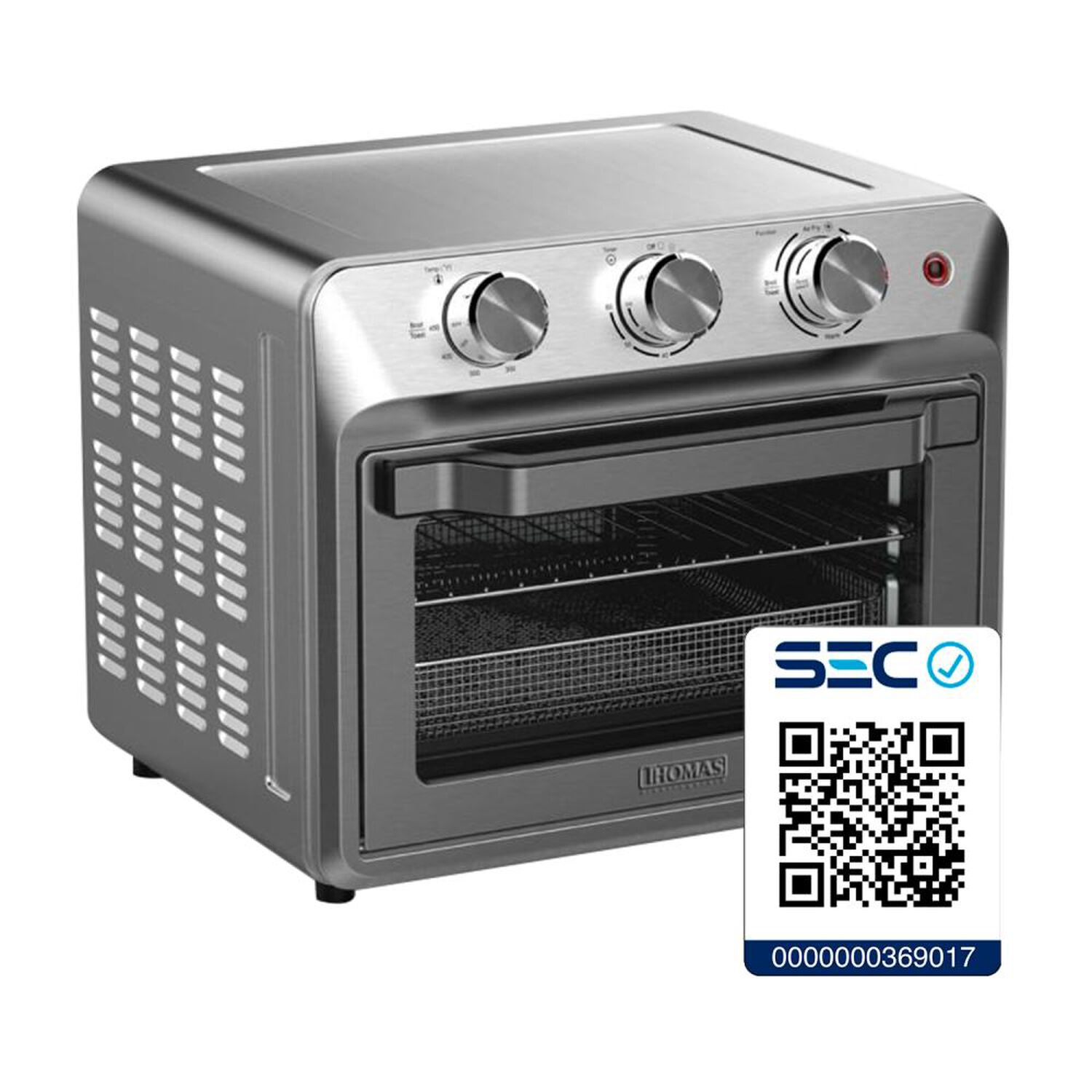 Horno El&eacute;ctrico con Freidora de Aire Thomas TH-22AF / 22 Litros / 1500W image number 3.0