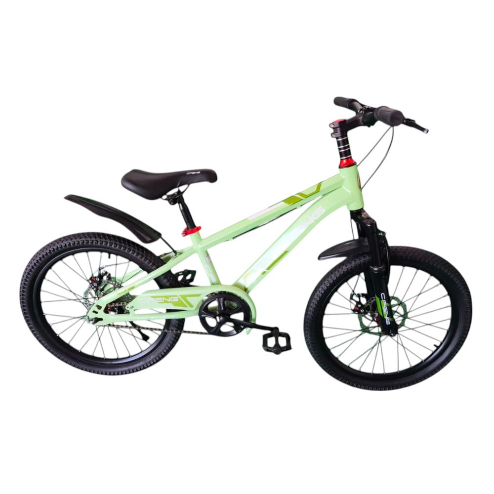 Bicicleta Aro 16 Cfbike Cfeng Con Freno Disco Verde Claro image number 0.0