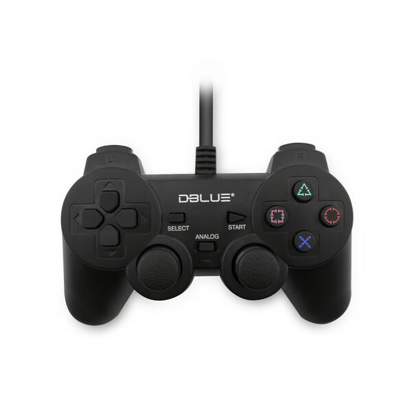 Joystick Usb Pc Con Vibraci&oacute;n Color Negro - Ps