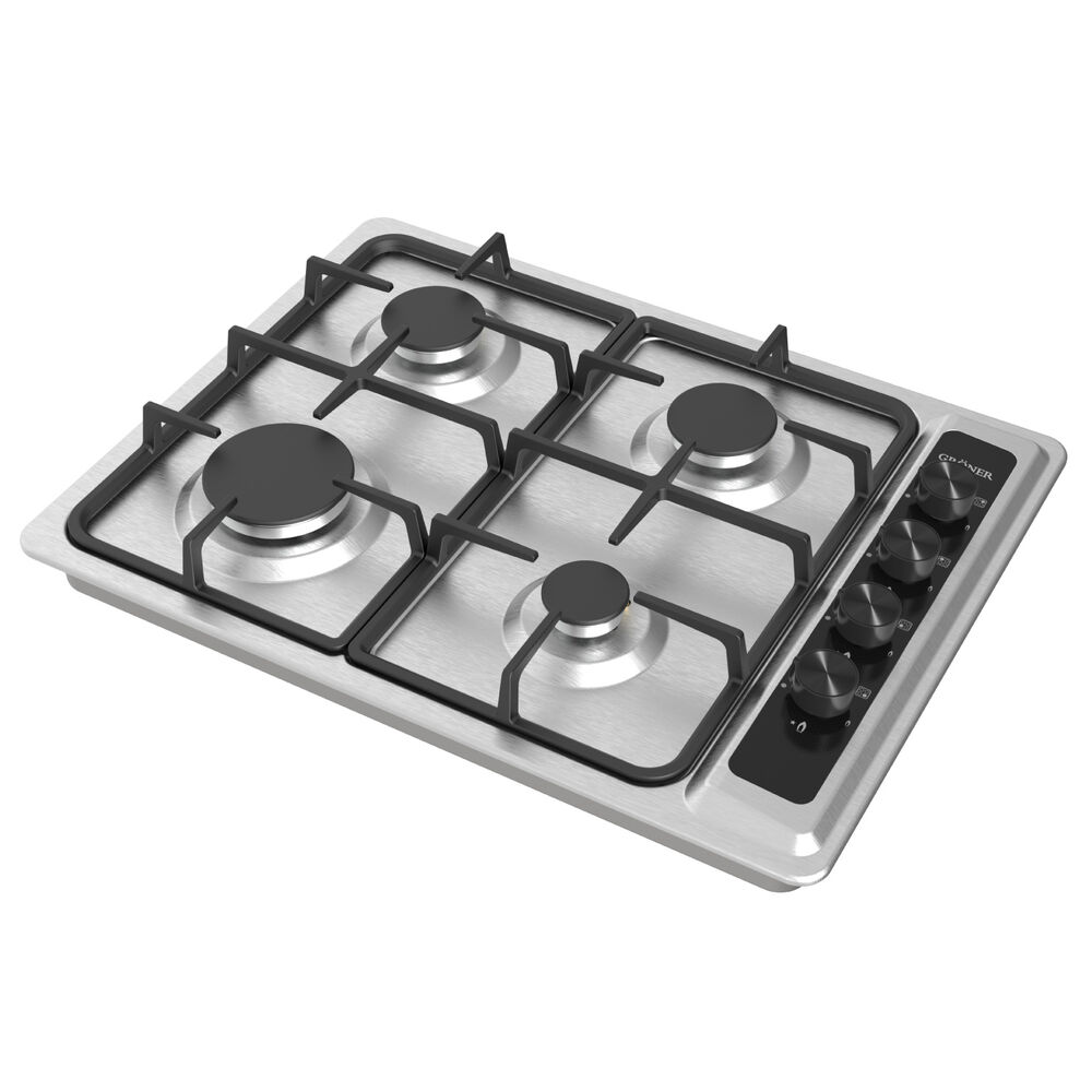 Encimera A Gas Grner Inox 4ql image number 1.0