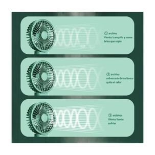 Mini Ventilador Mano Portatil Recargable