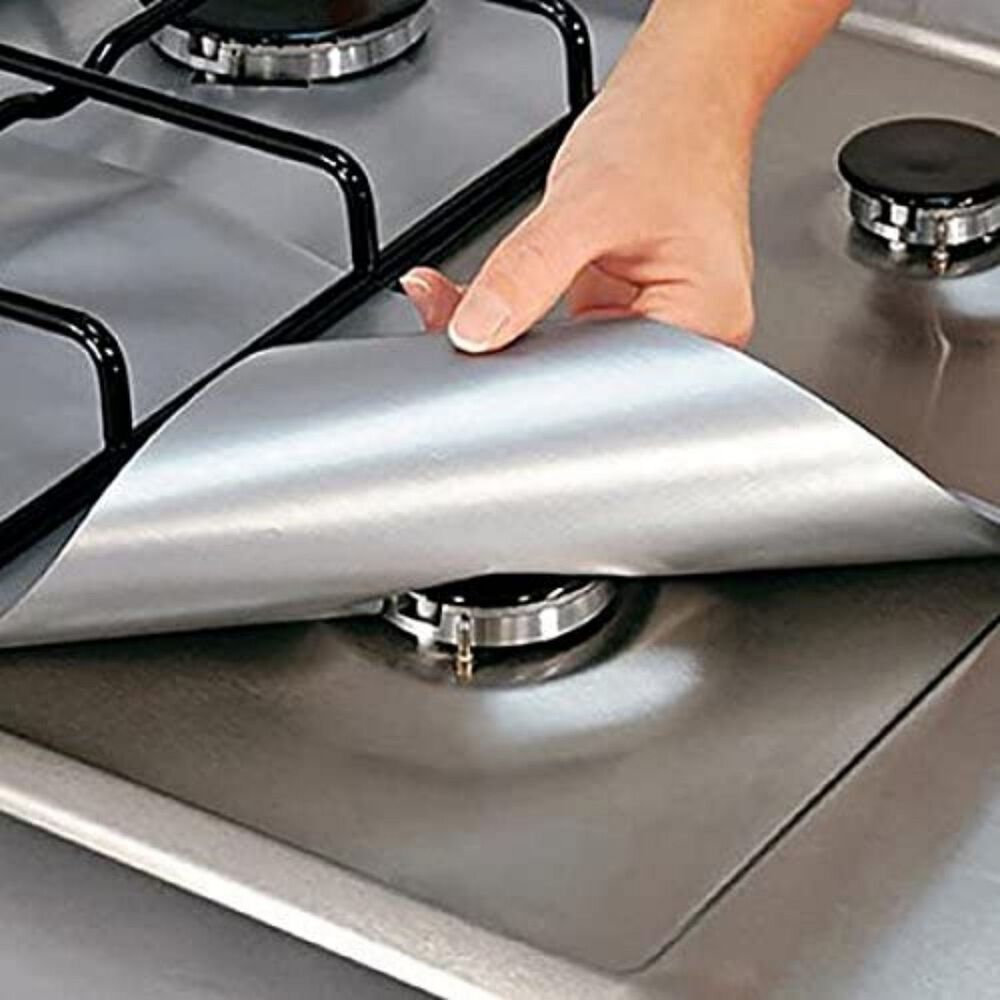 Pack 24 Laminas Aluminio Protector Cocina A Gas image number 2.0