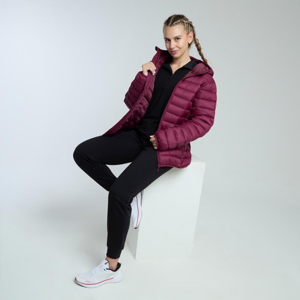 Parka Deportiva Lisa Slim Cuello Alto Mujer Wetland image number 1.0